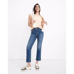 NWT Madewell Cali Demi Boot Jeans in Bodney Wash Size 24
